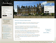 Tablet Screenshot of exclusivehotelsireland.com